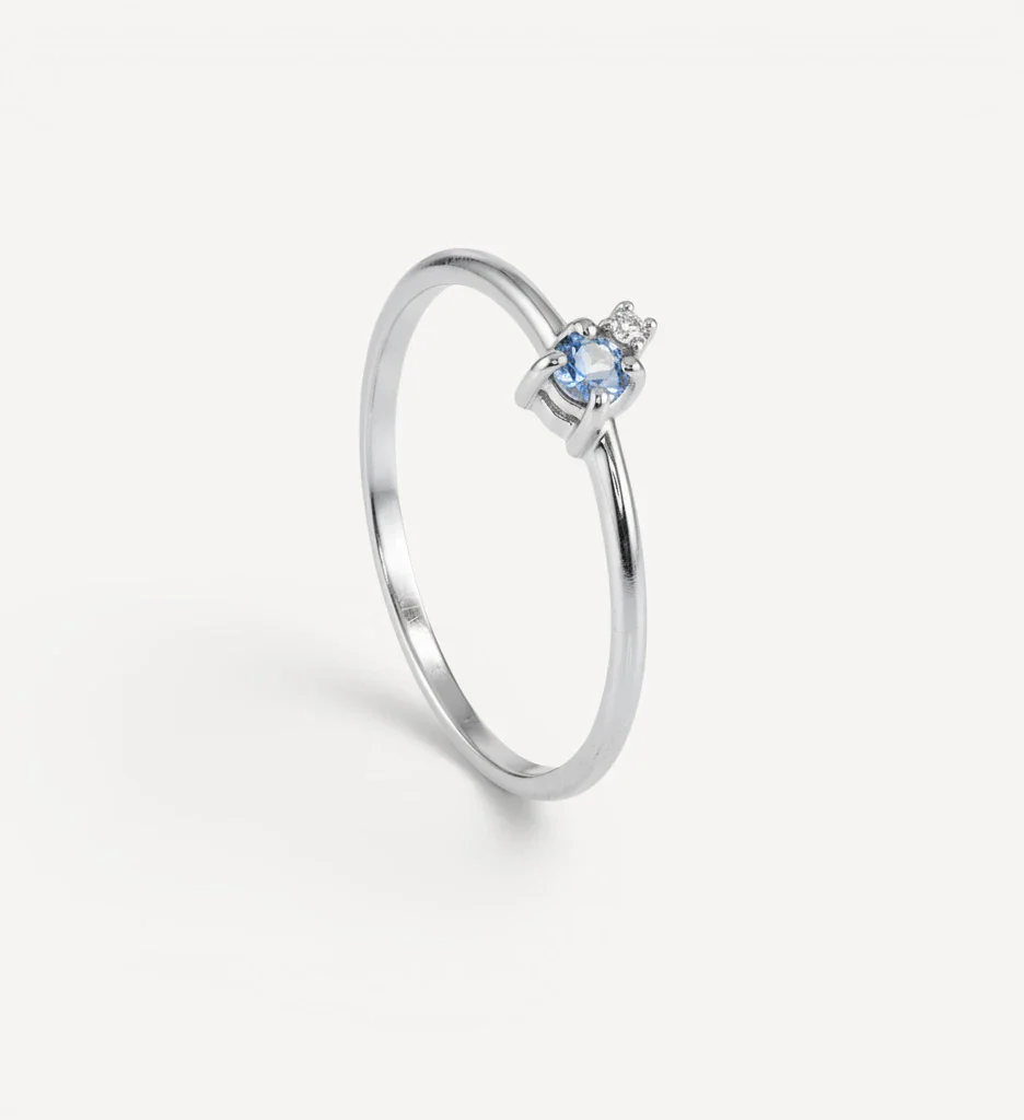 Mischa | blue sapphire & diamond - Image 5
