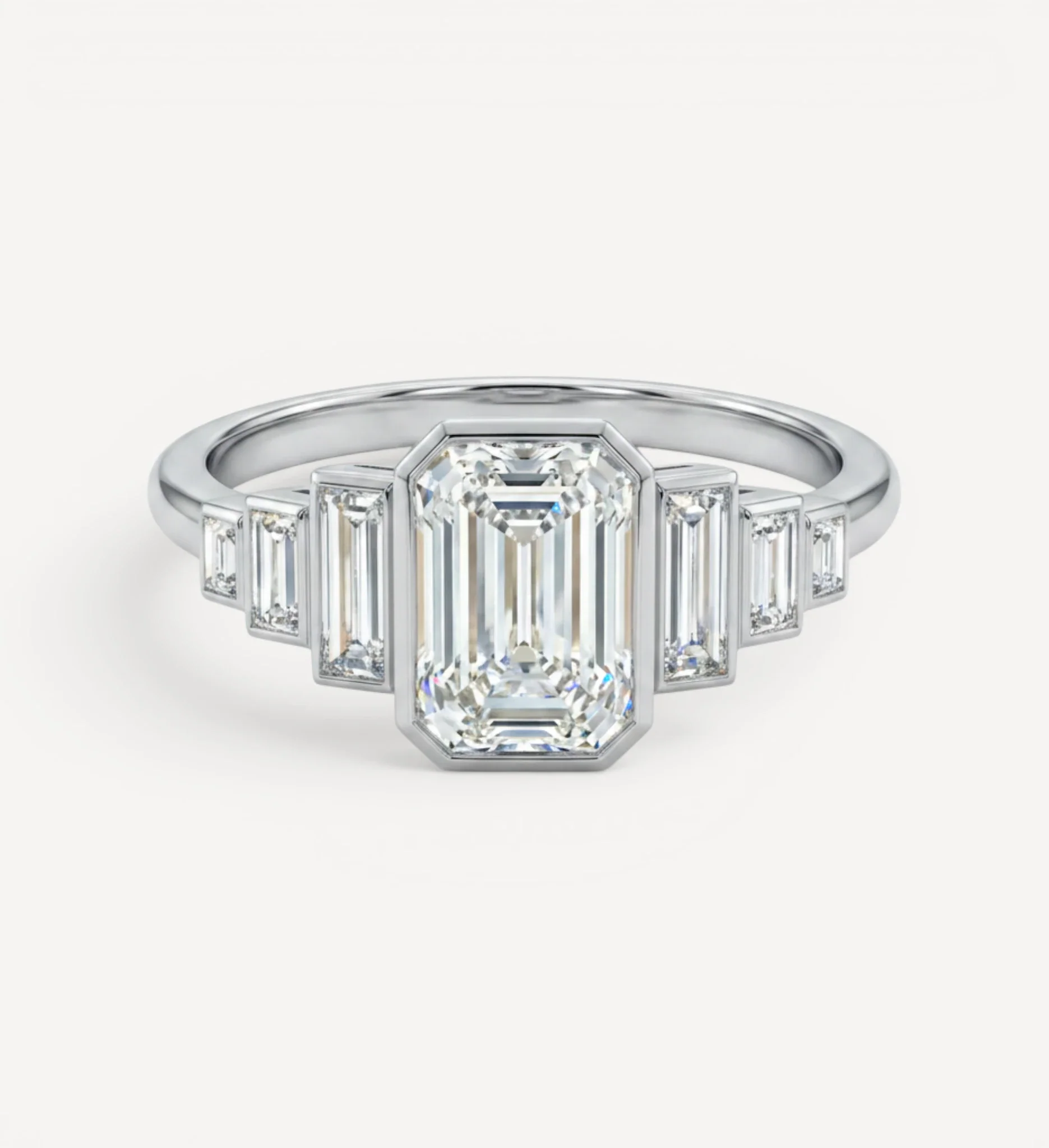 Nola Ring | Emerald Diamond - Image 4