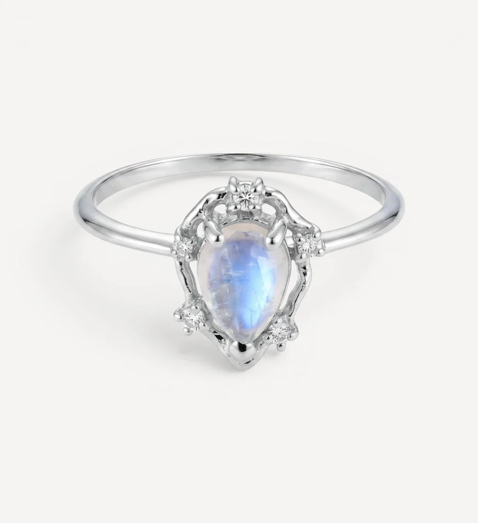 Peone | moonstone & diamonds - Image 4