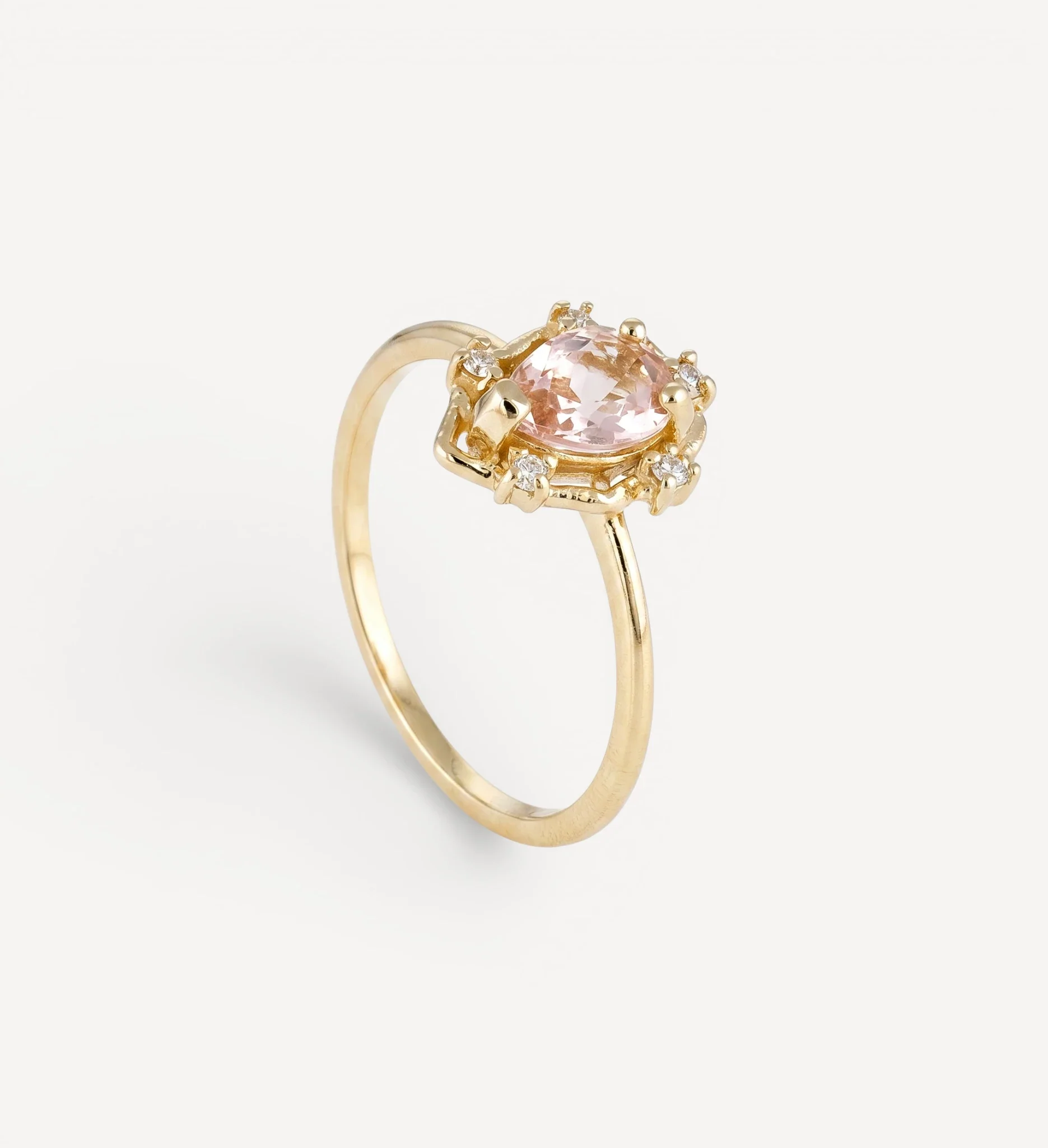 Peone | morganite & diamonds - Image 3