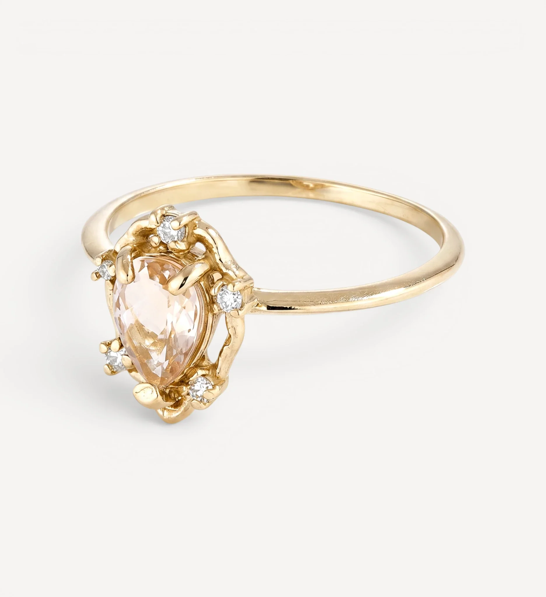 Peone | morganite & diamonds - Image 4