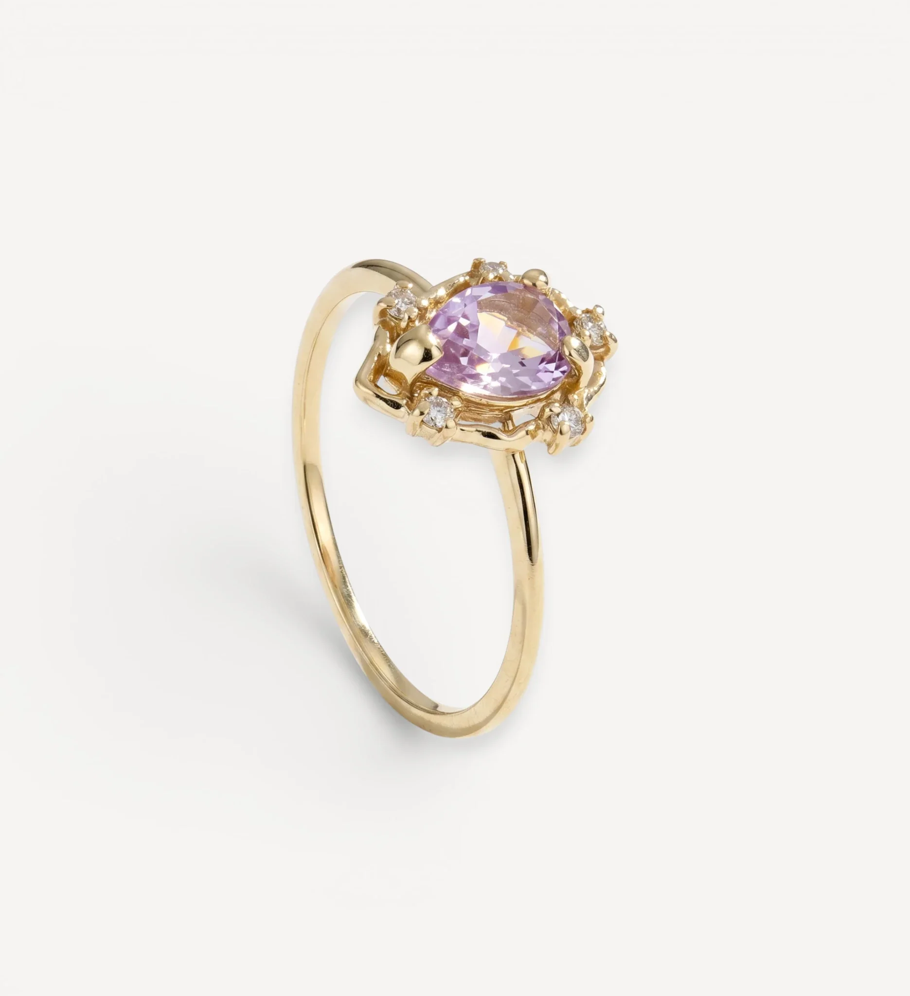 Peone | pink amethyst & diamonds - Image 3