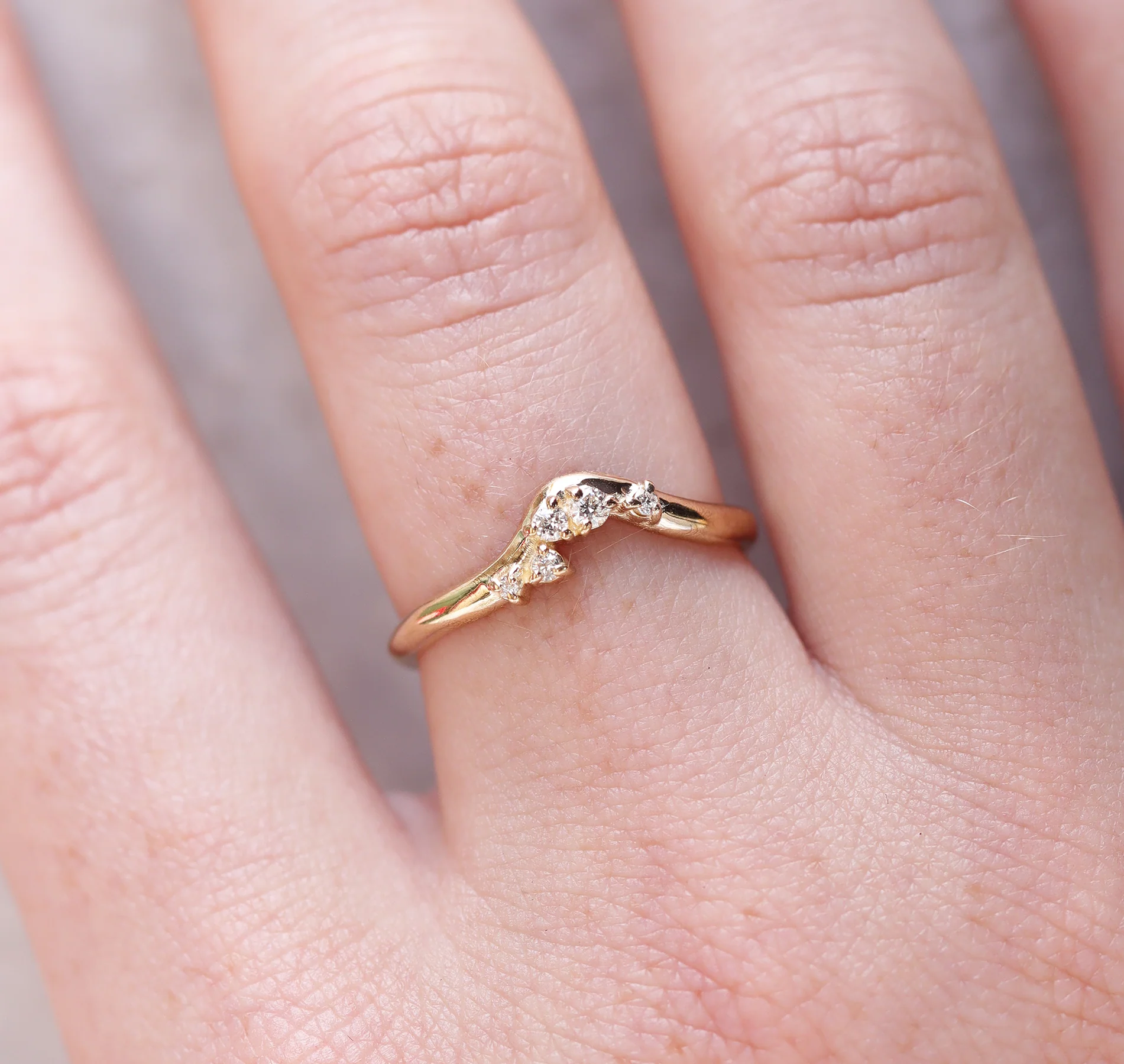Poe Ring | white diamonds - Image 2