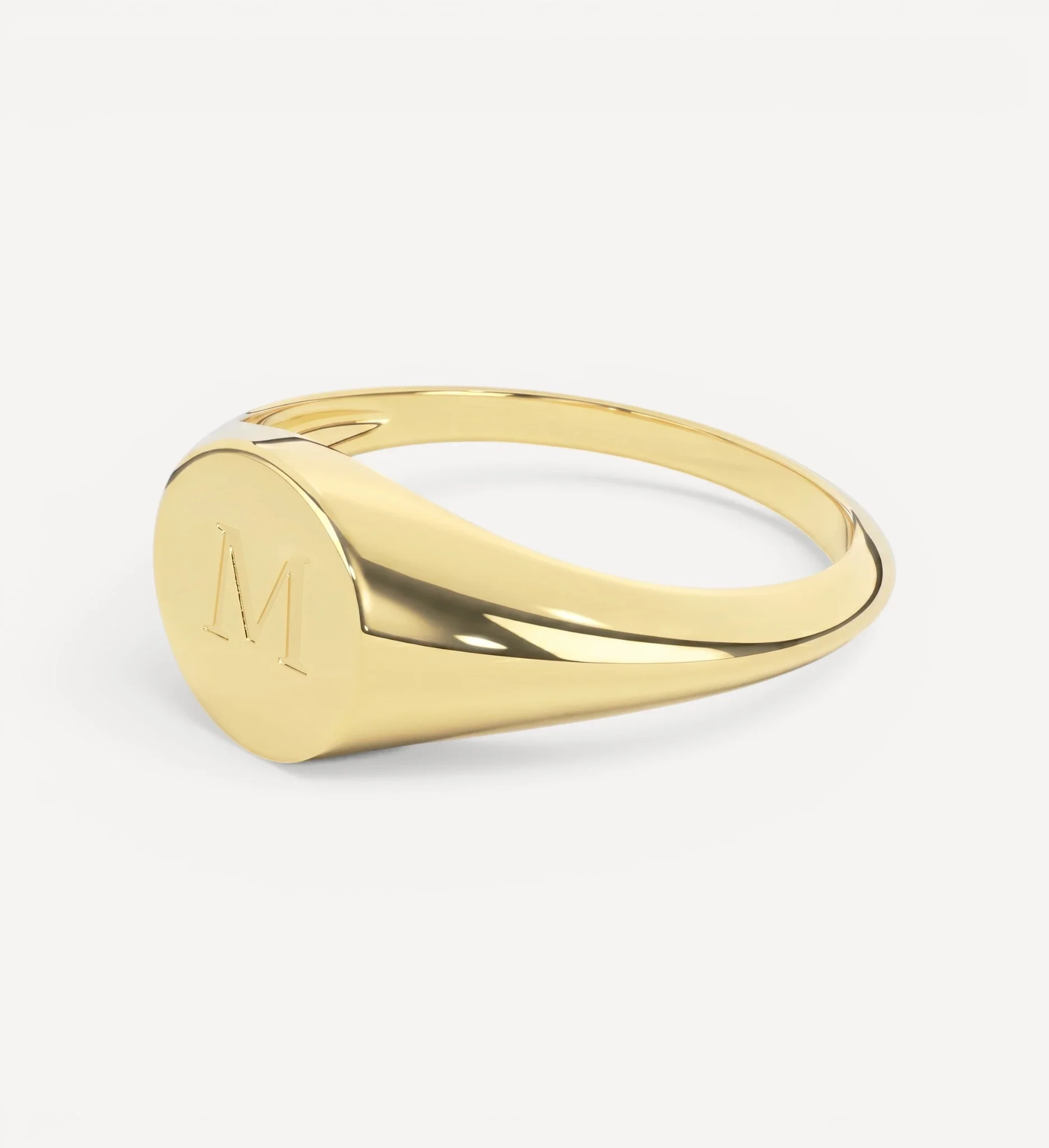 Round Signet | Engraved Initial - Image 3