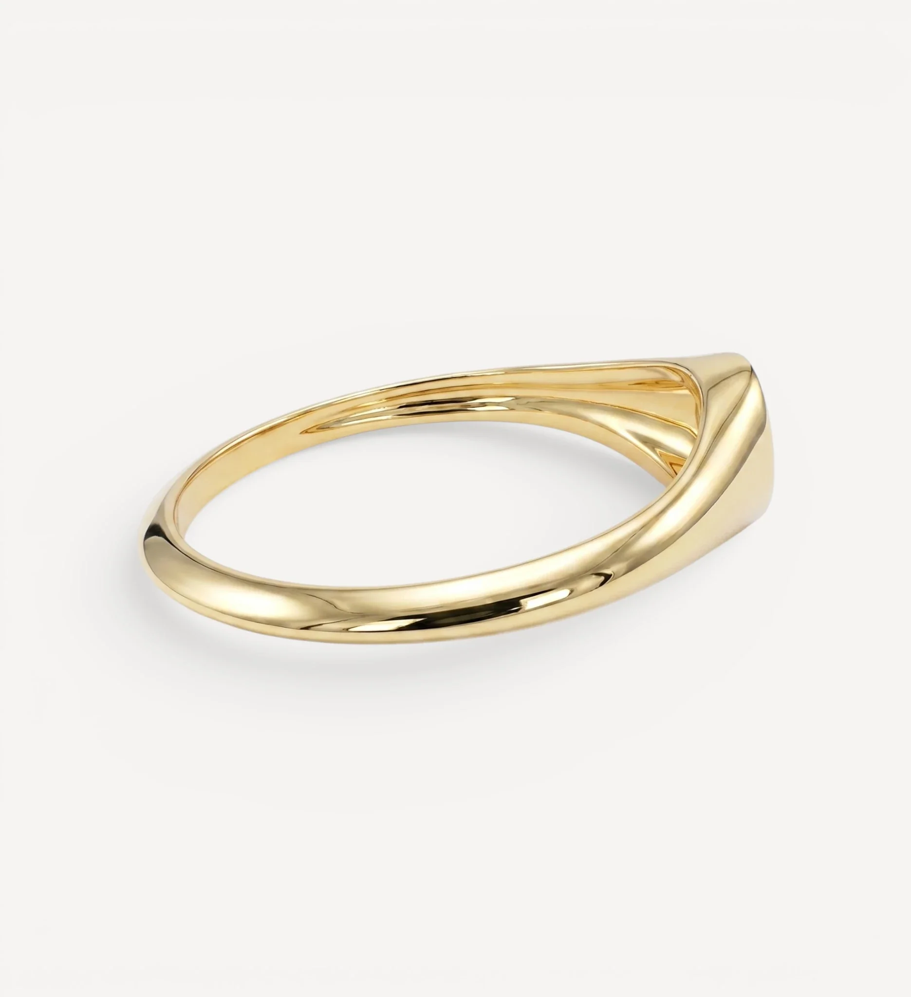 Petite Round Signet | Engraved Initial - Image 3