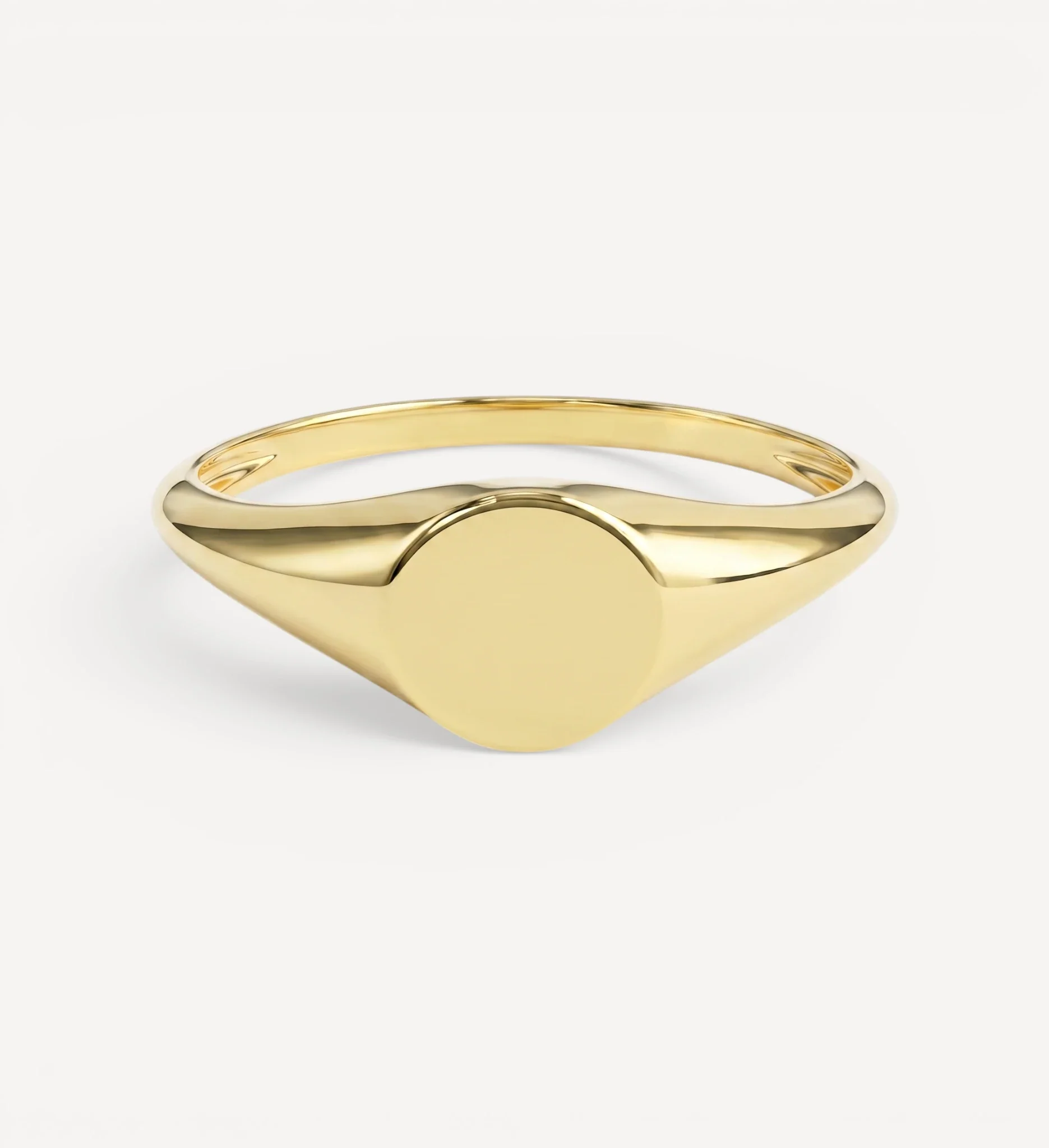 Petite Round Signet | Engraved Initial - Image 4
