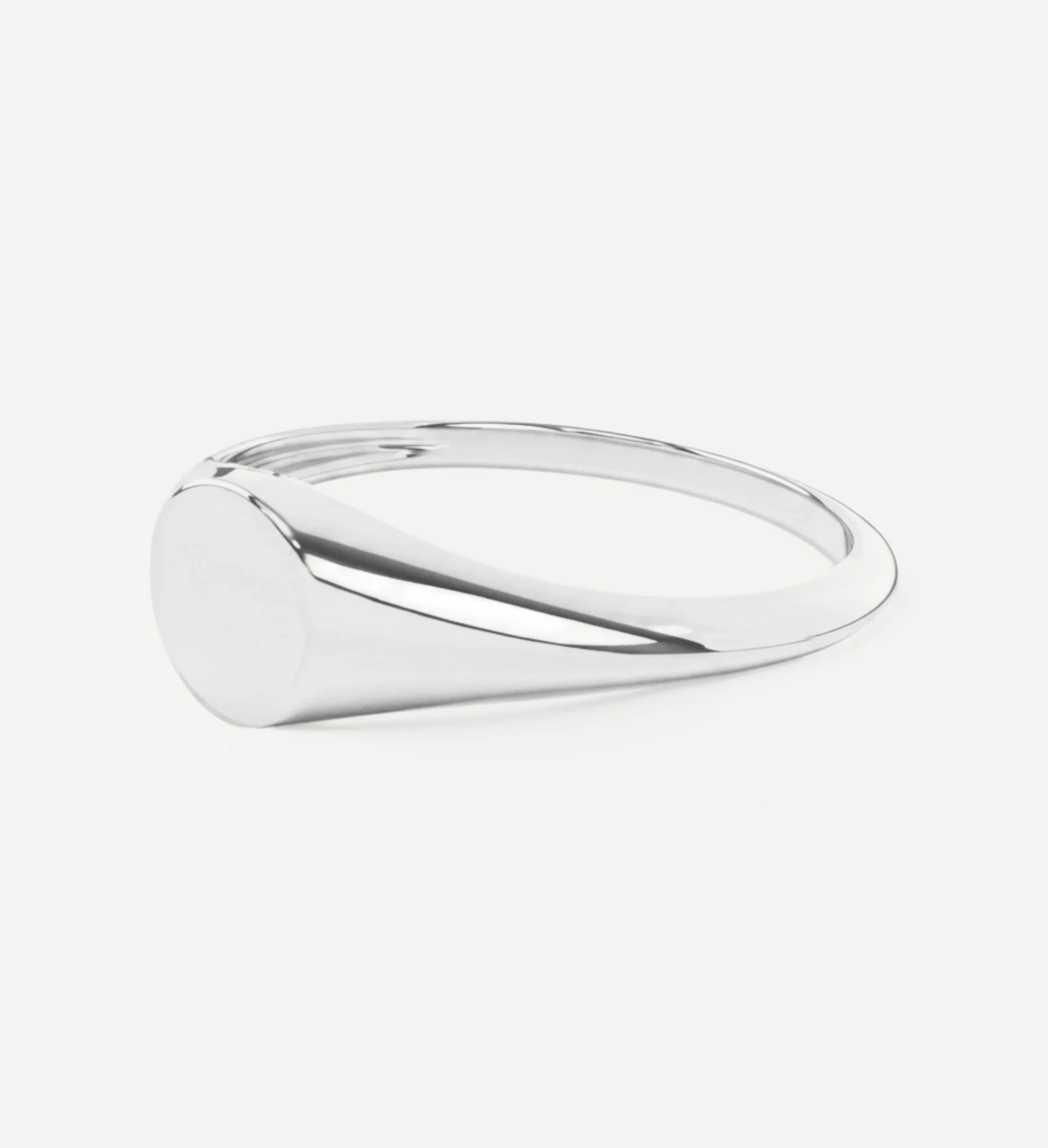 Petite Round Signet | Engraved Initial - Image 7