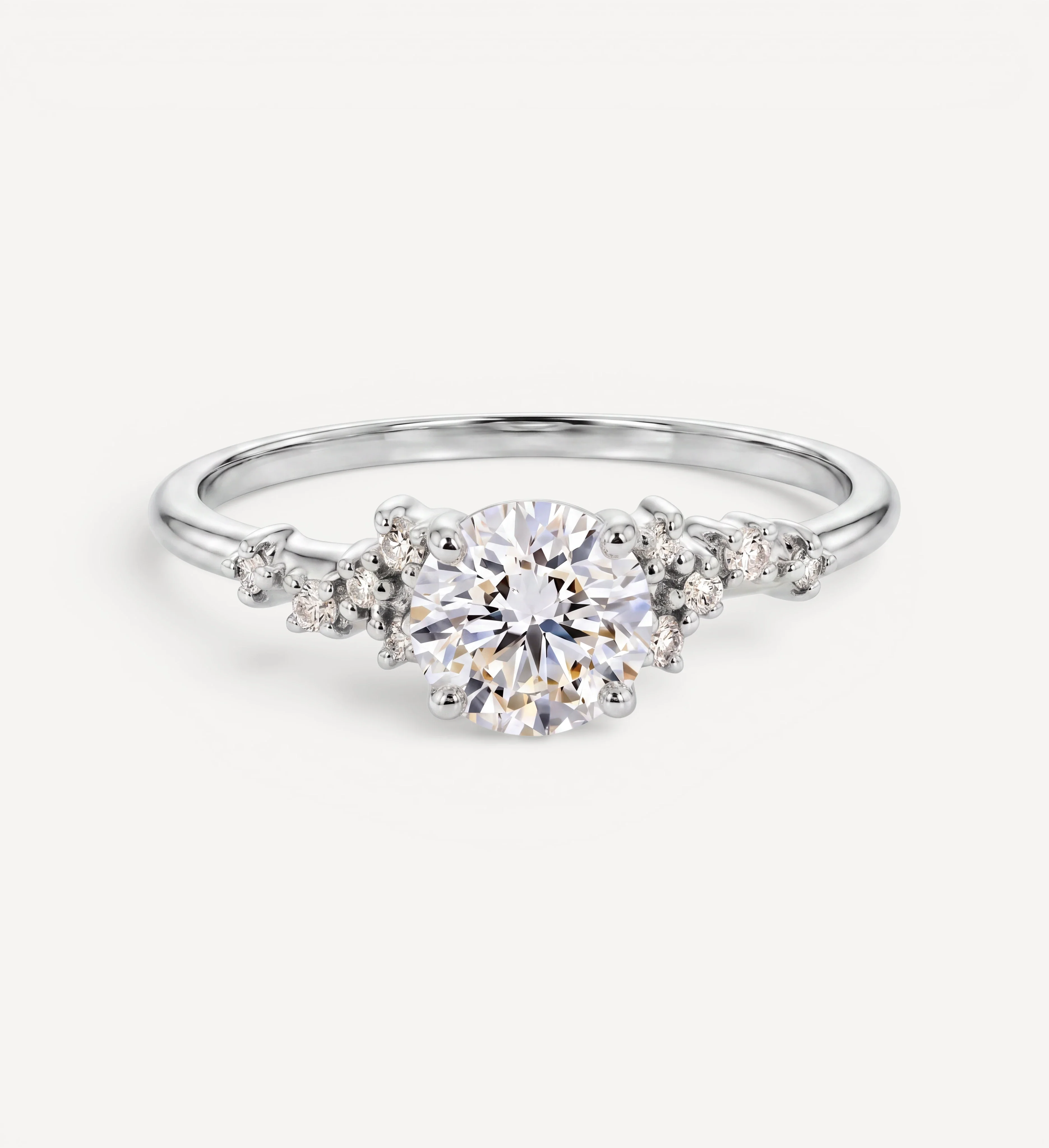 Sienna ring | round diamond - Image 6