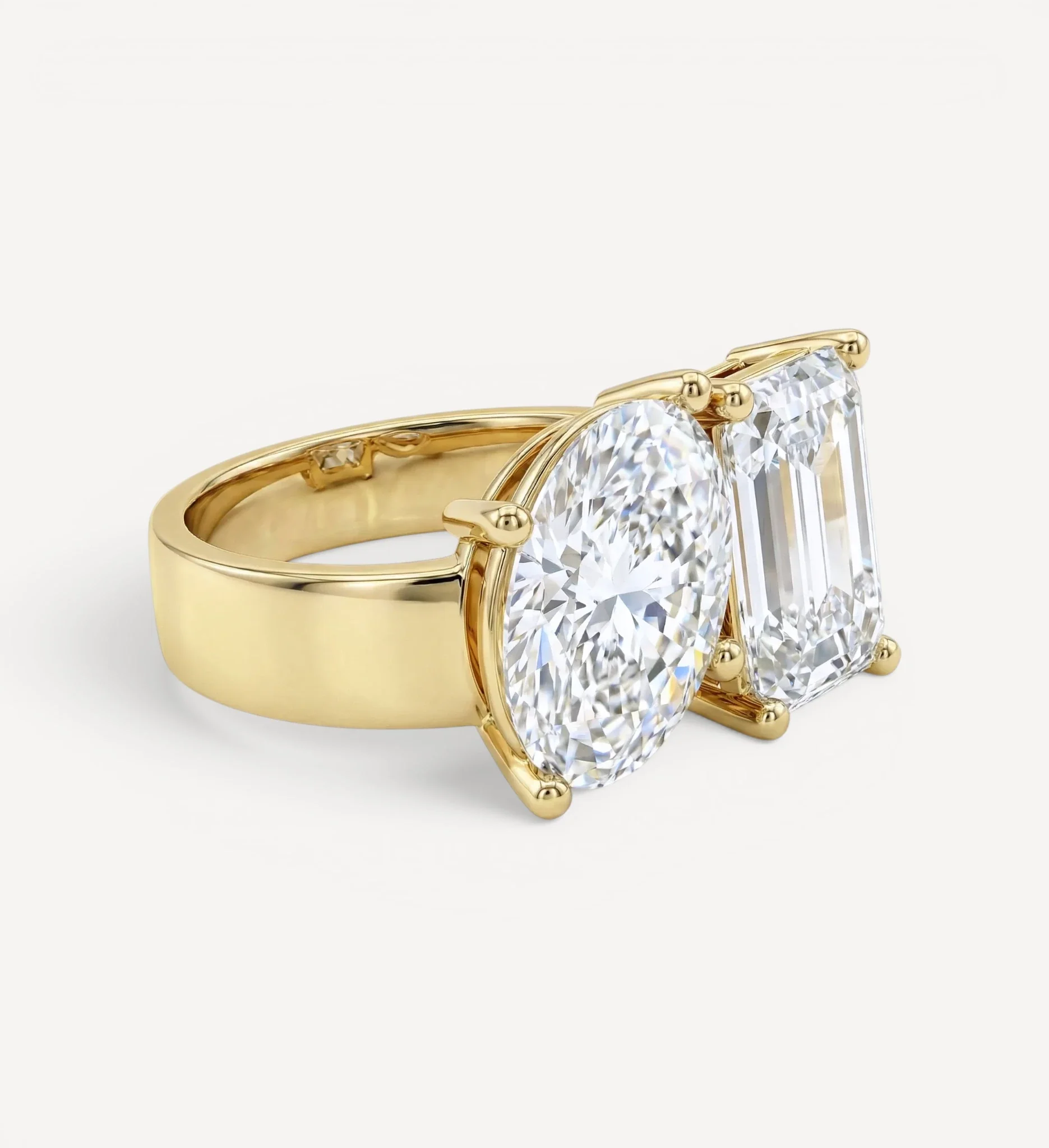 Signature Toi et Moi | Oval & Emerald - Image 5