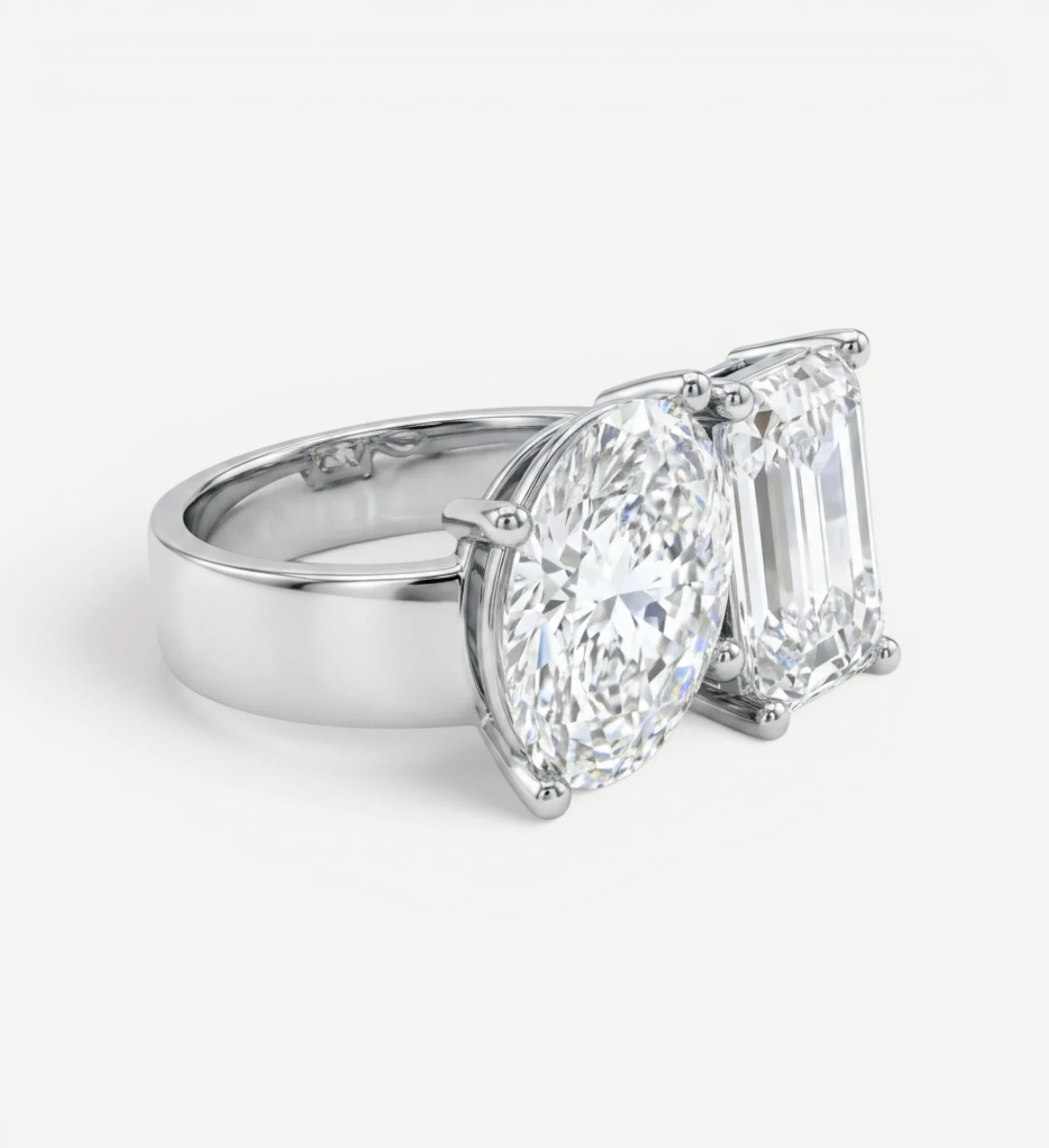 Signature Toi et Moi | Oval & Emerald - Image 8