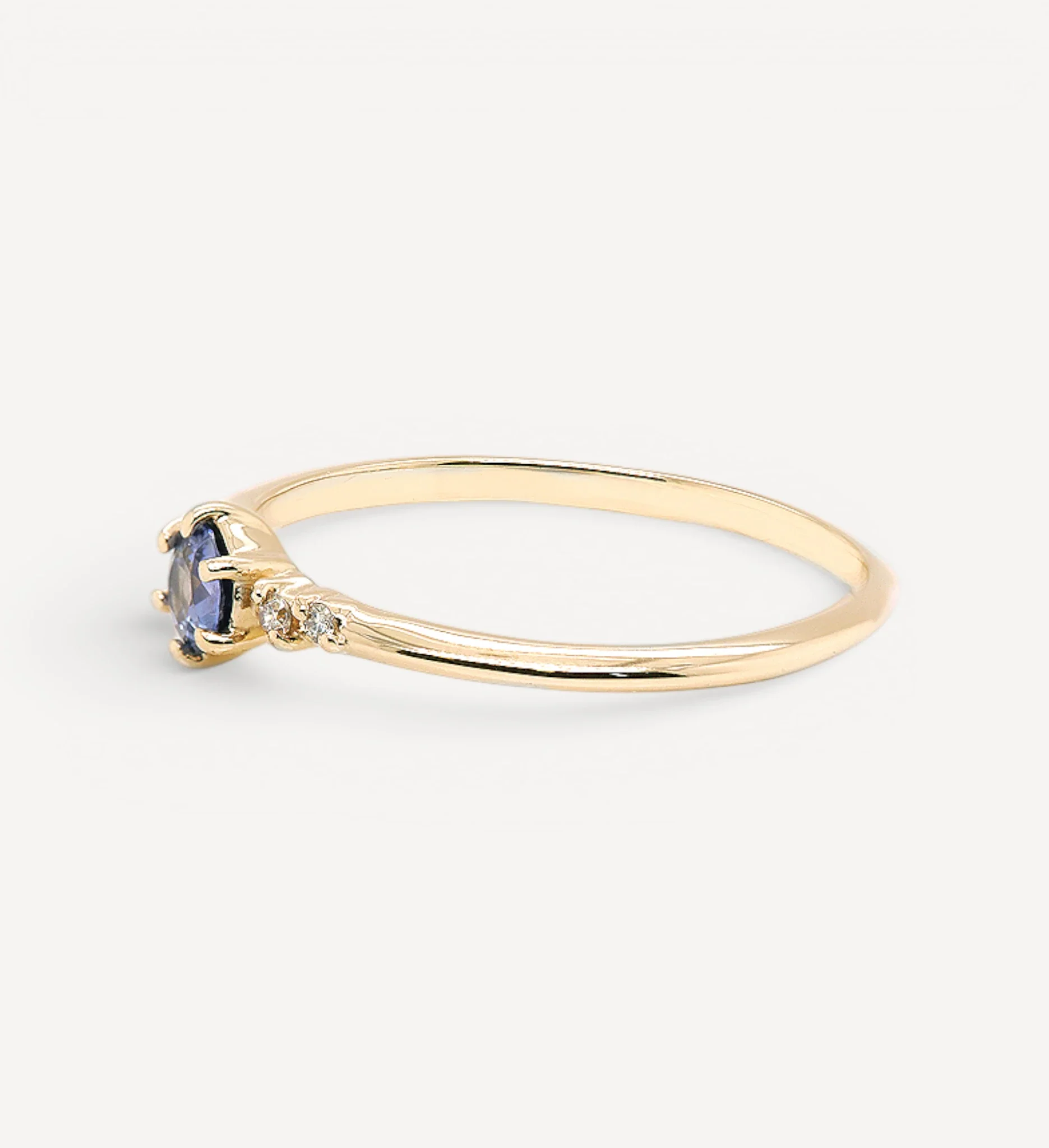 Thea | blue sapphire & diamonds - Image 3