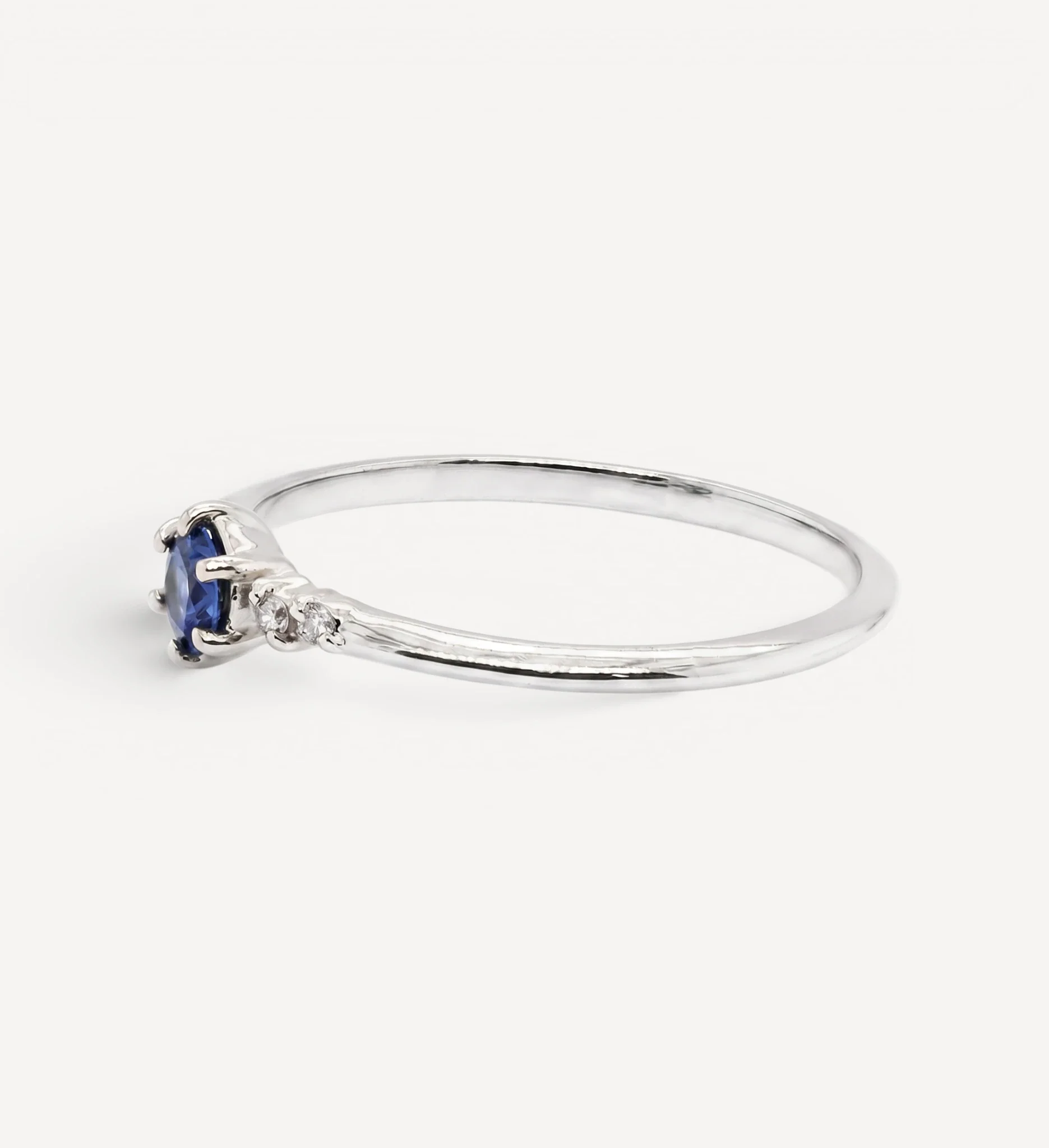 Thea | blue sapphire & diamonds - Image 6
