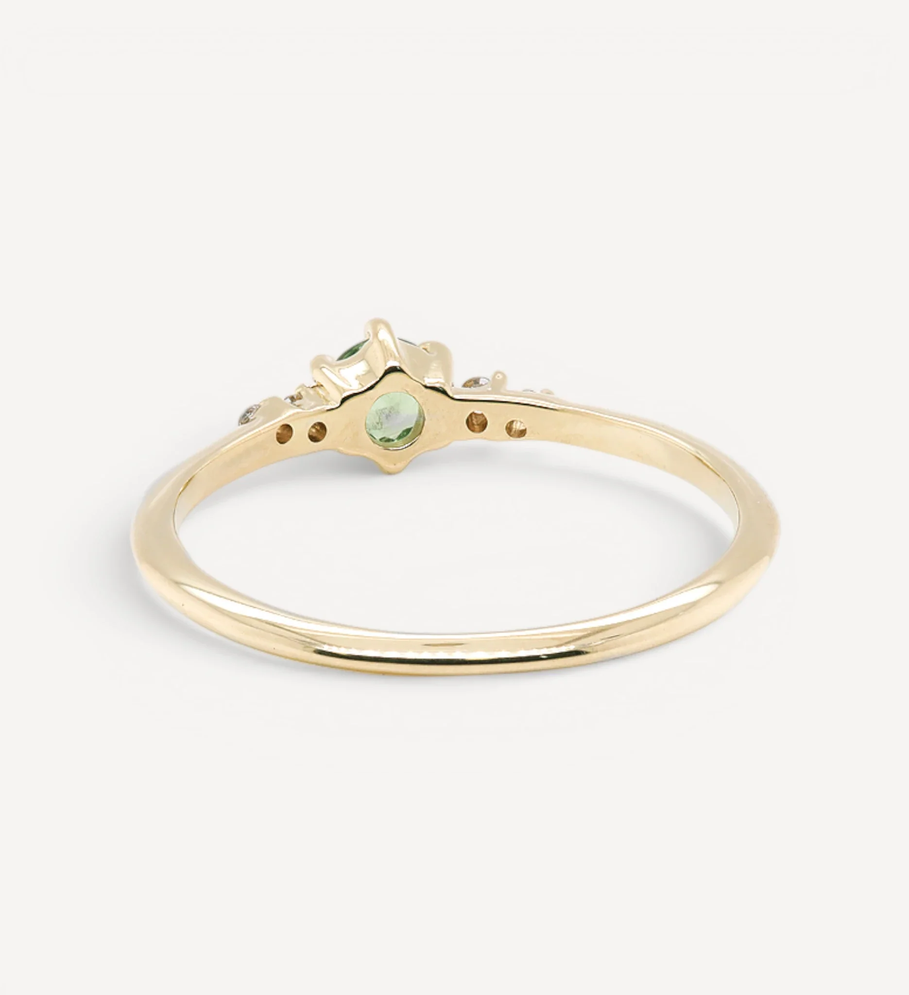 Thea | green sapphire & diamonds - Image 4
