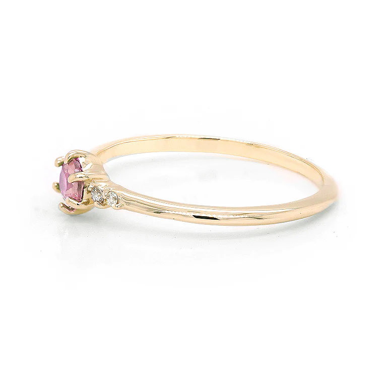 Thea | pink sapphire & diamonds - Image 6