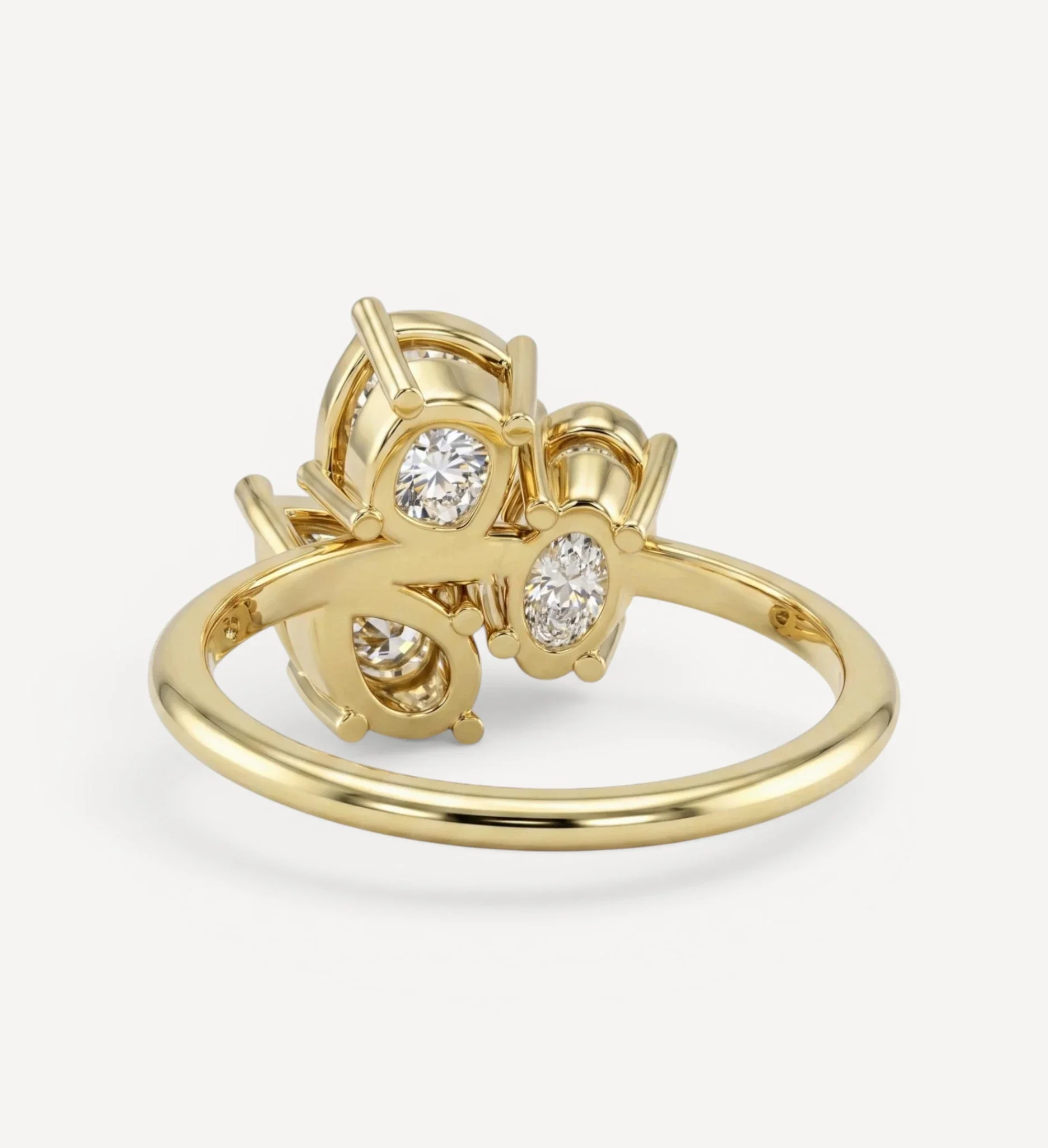 Triolet ring | champagne diamond - Image 4