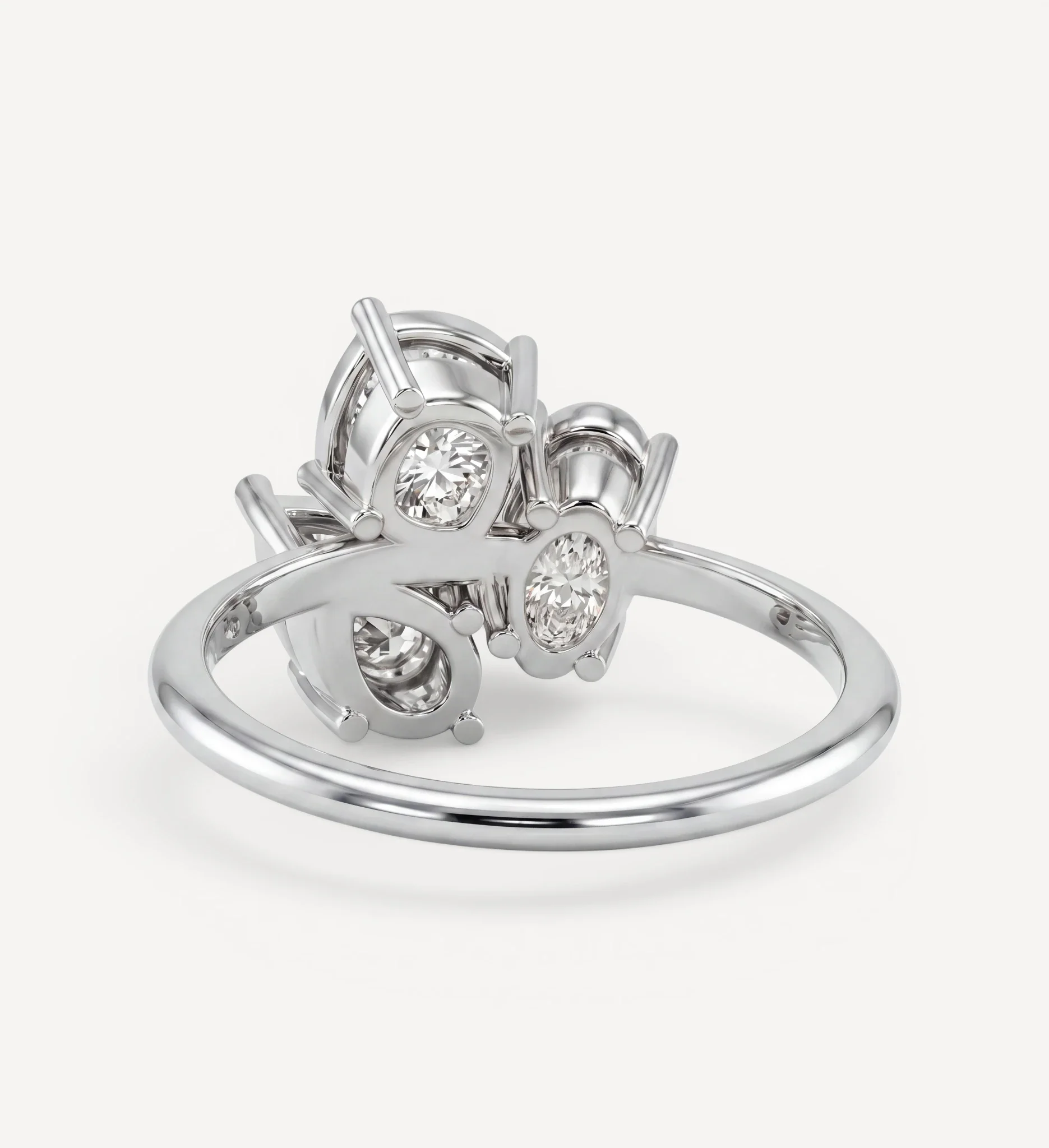 Triolet ring | champagne diamond - Image 7