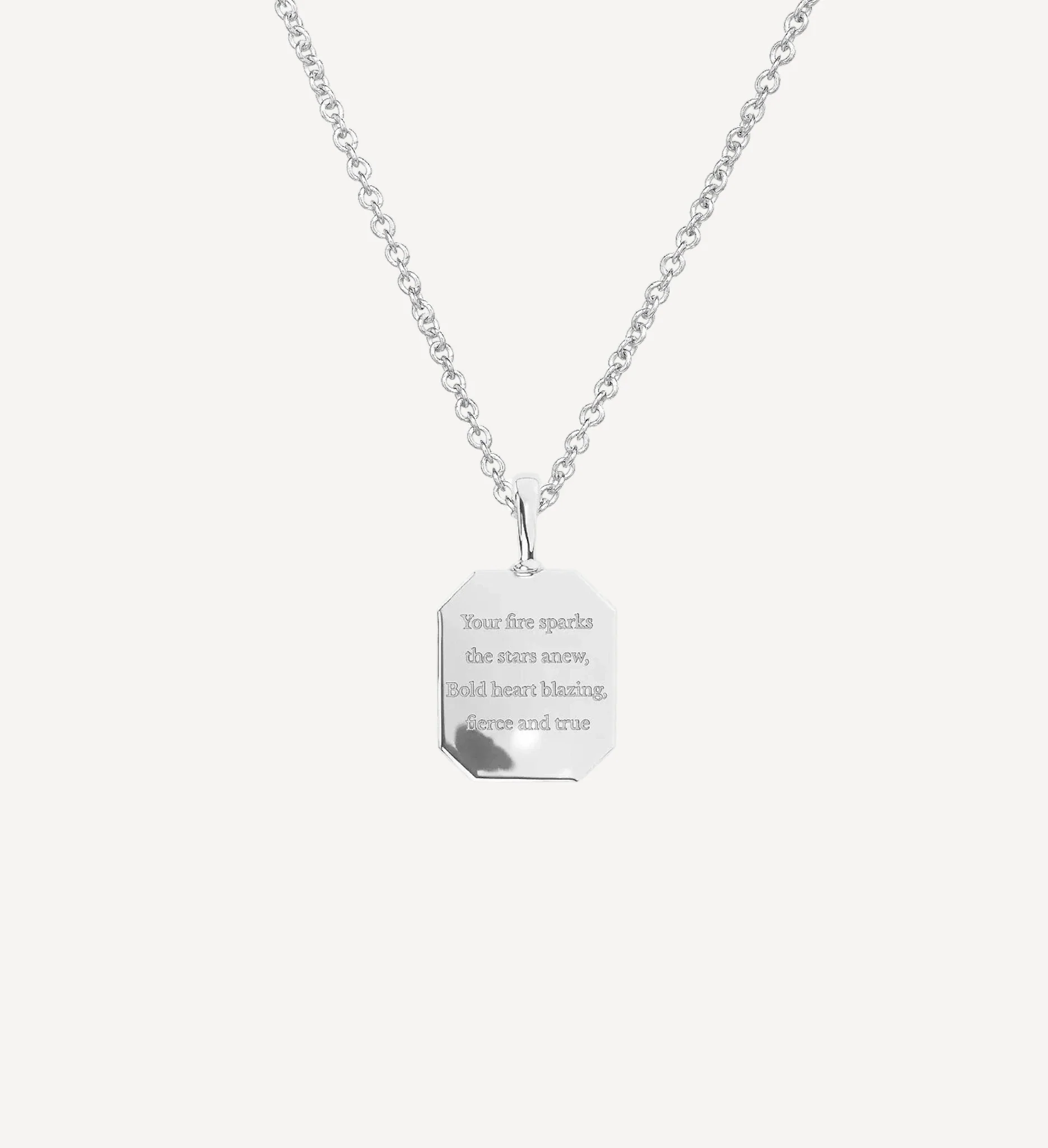 Zodiac Poem Necklace | Octagon - Image 6